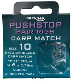 Drennan Pushstop Hair Rigs Carp Match