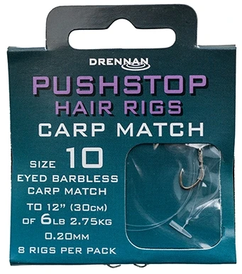 Drennan Pushstop Hair Rigs Carp Match