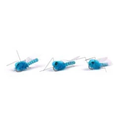 Nash Blue Damselfly Zig Bugs (Barbless)