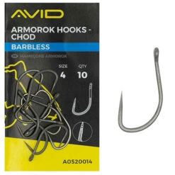 Avid Carp Armorok Chod Hooks – Barbless