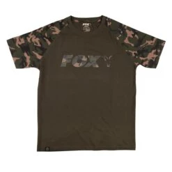 Fox Camo/Khaki Chest Print T-Shirt