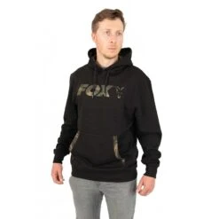 Fox LW Black/Camo Print Pullover Hoody