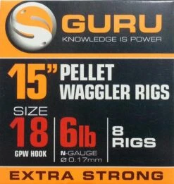 Guru 15″ Pellet Waggler Hair Rigs