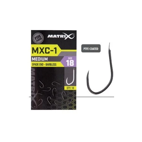 Matrix MXC-1 Medium Spade End Barbless Hooks