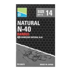 Preston Natural N-40 Barbed Hooks