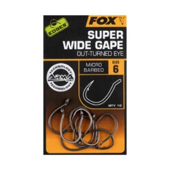 Fox Edges Super Wide Gape Hooks (Out-Turned Eye)